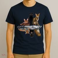 Funny Little Cats Big Cats T-Shirt thumb 3