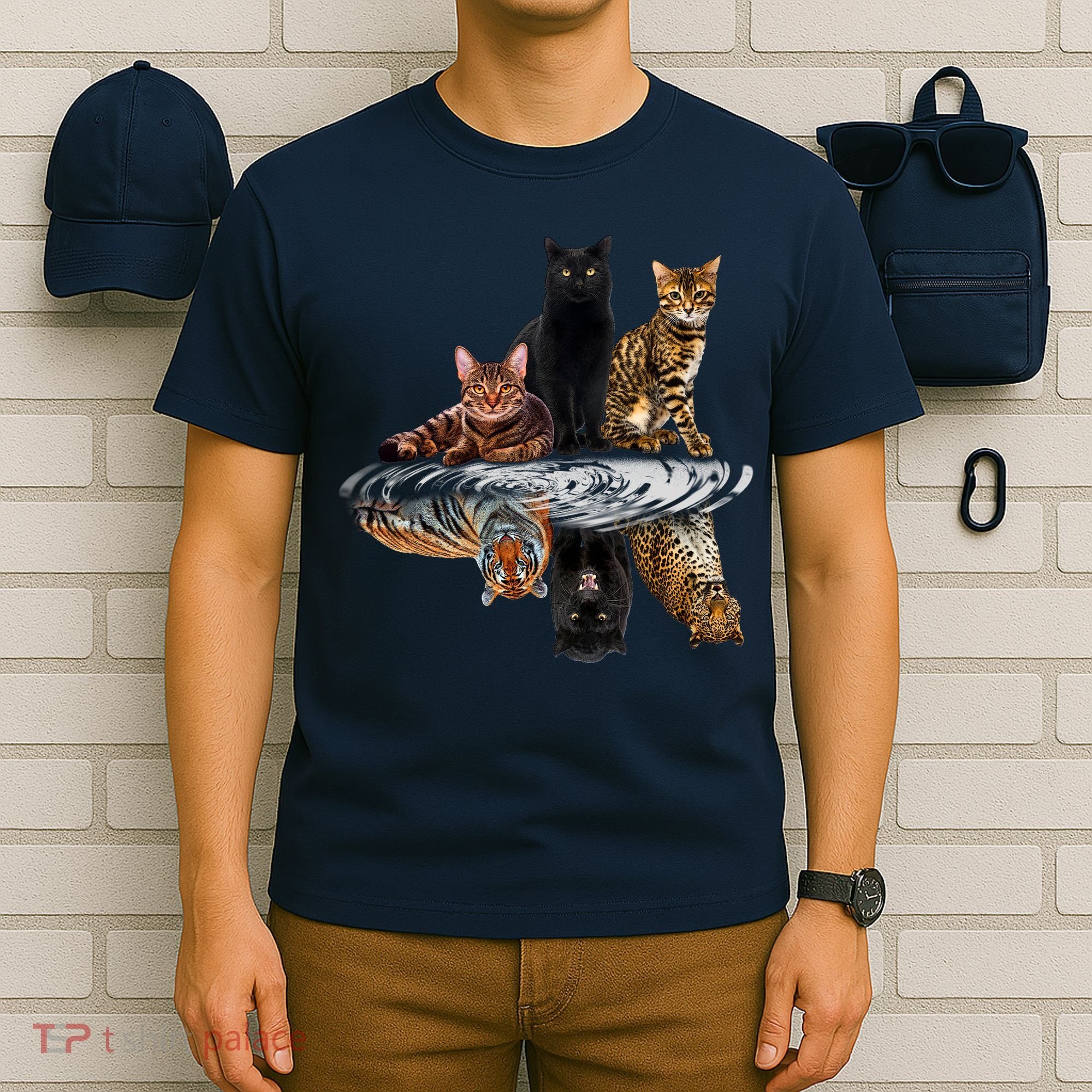 Funny Little Cats Big Cats T-Shirt