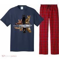 Funny Little Cats Big Cats Pajama Set thumb 0