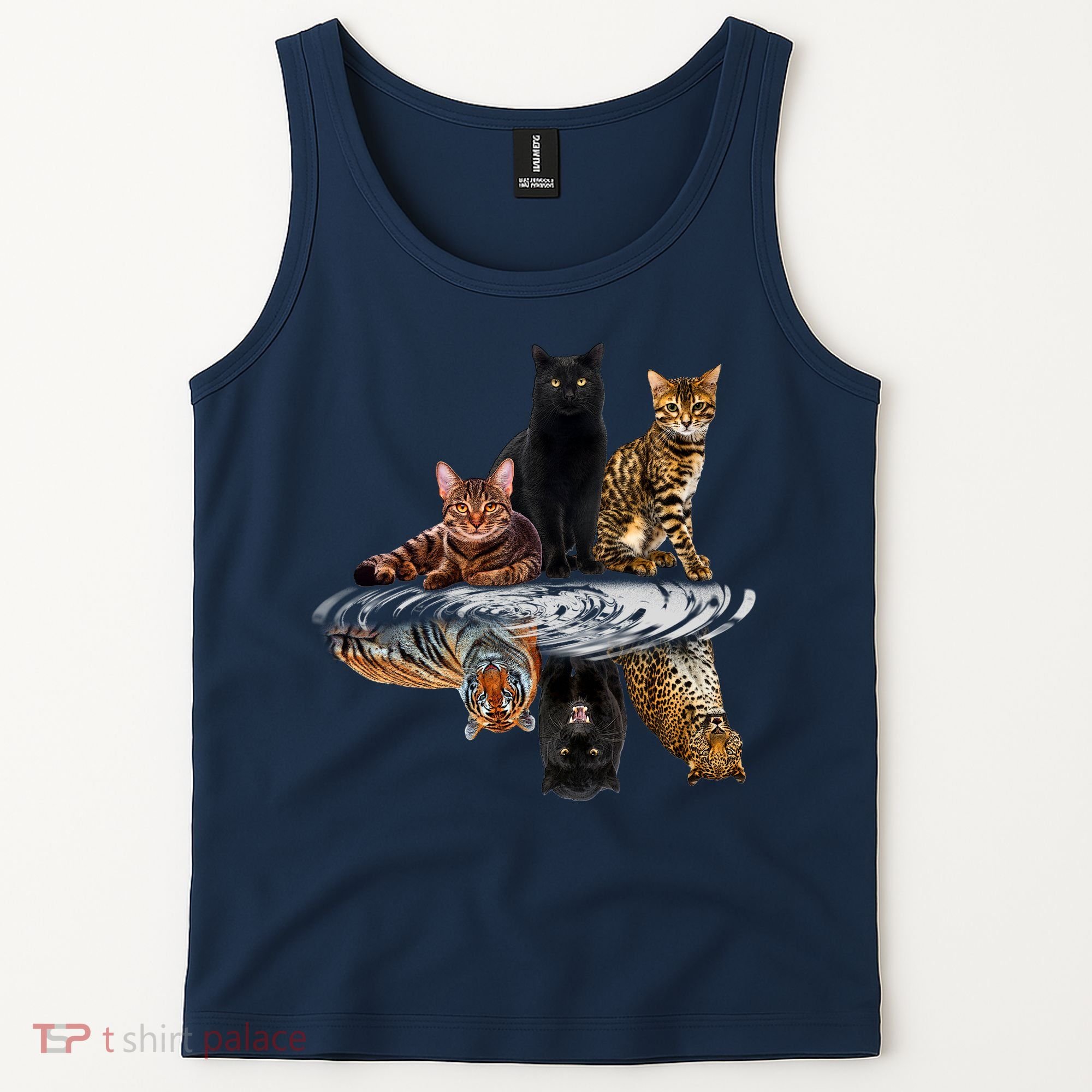 Funny Little Cats Big Cats Tank Top