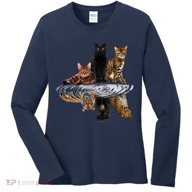 Funny Little Cats Big Cats Women's Long Sleeve Shirt
