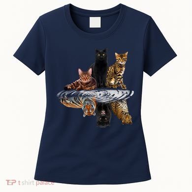 Funny Little Cats Big Cats Women's T-Shirt