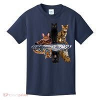 Funny Little Cats Big Cats Kids T-Shirt thumb 0