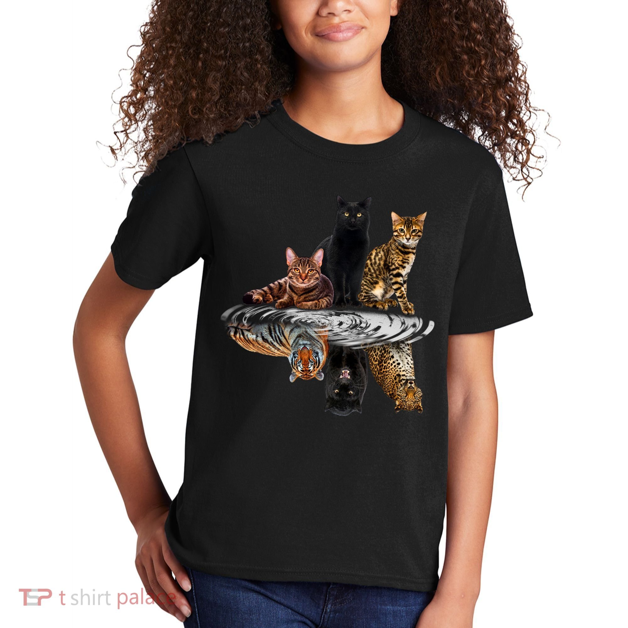 Funny Little Cats Big Cats Kids T-Shirt