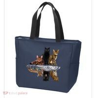 Funny Little Cats Big Cats Tote Bag thumb 3