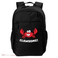 Funny Lobster Clawsome Sea Crab Cartoon Lobster Backpack thumb 0