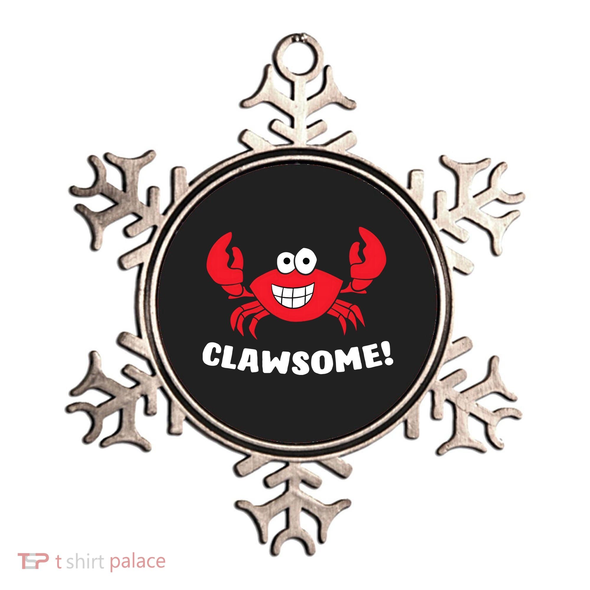Funny Lobster Clawsome Sea Crab Cartoon Lobster Ornament