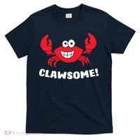 Funny Lobster Clawsome Sea Crab Cartoon Lobster T-Shirt thumb 0