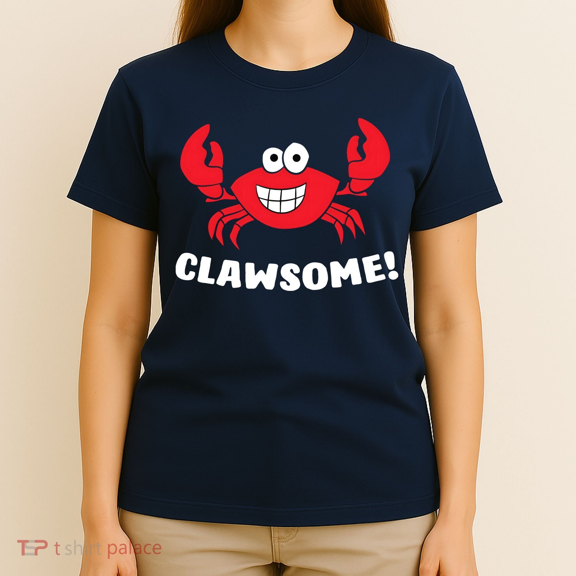 Funny Lobster Clawsome Sea Crab Cartoon Lobster T-Shirt