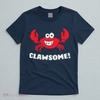 Funny Lobster Clawsome Sea Crab Cartoon Lobster T-Shirt thumb 5