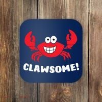 Funny Lobster Clawsome Sea Crab Cartoon Lobster Coaster thumb 0