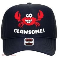Funny Lobster Clawsome Sea Crab Cartoon Lobster Hat thumb 0