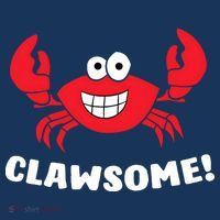 Funny Lobster Clawsome Sea Crab Cartoon Lobster Golf Towel thumb 3