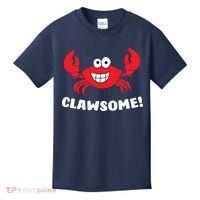 Funny Lobster Clawsome Sea Crab Cartoon Lobster Kids T-Shirt thumb 0