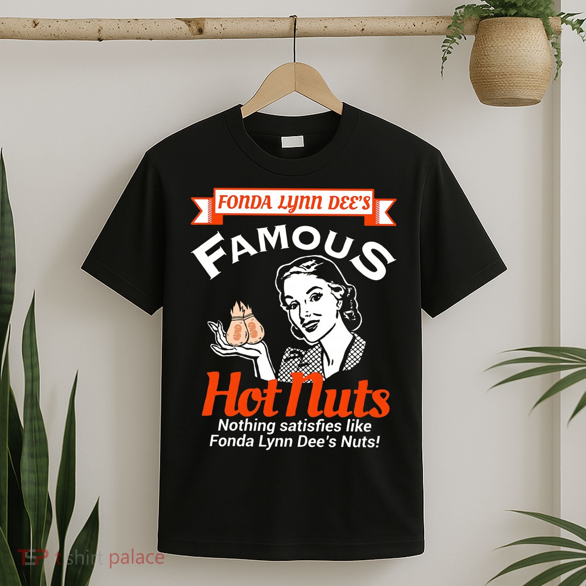 Fonda Lynn Dees Nuts Satisfies Funny Adult Humor Short Sleeve T-Shirt