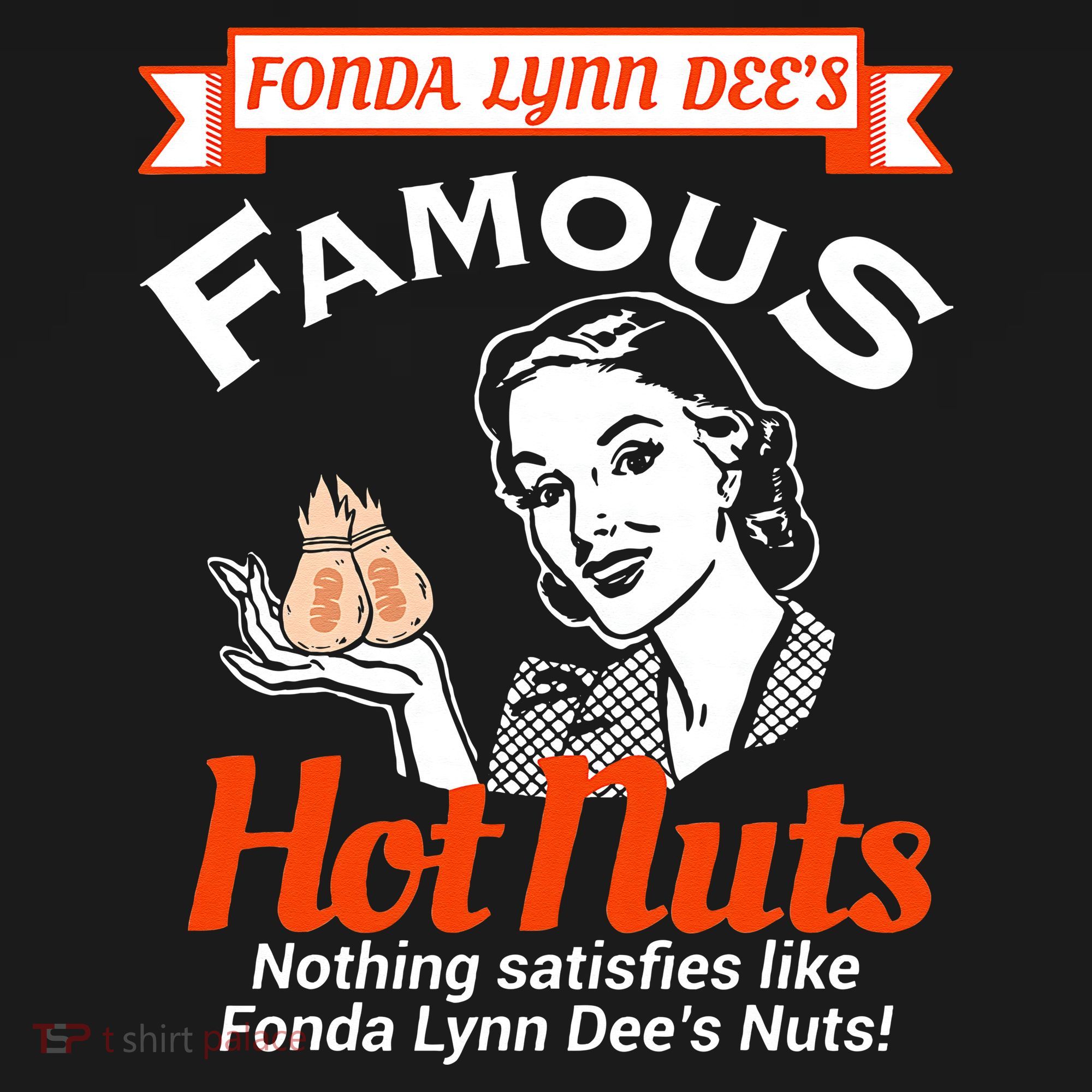 Fonda Lynn Dees Nuts Satisfies Funny Adult Humor Short Sleeve Coaster