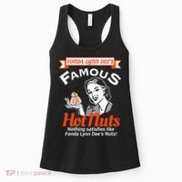 Fonda Lynn Dees Nuts Satisfies Funny Adult Humor Short Sleeve Women's Tank Top thumb 0