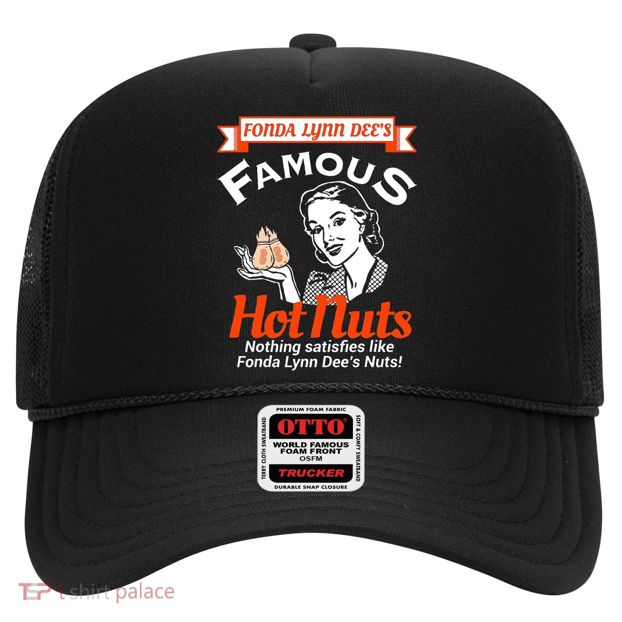 Fonda Lynn Dees Nuts Satisfies Funny Adult Humor Short Sleeve Hat