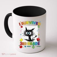 Funny Last Day Of Third 3rd Grade I Survived Third 3rd Grade Coffee Mug thumb 0
