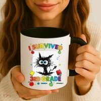 Funny Last Day Of Third 3rd Grade I Survived Third 3rd Grade Coffee Mug thumb 3