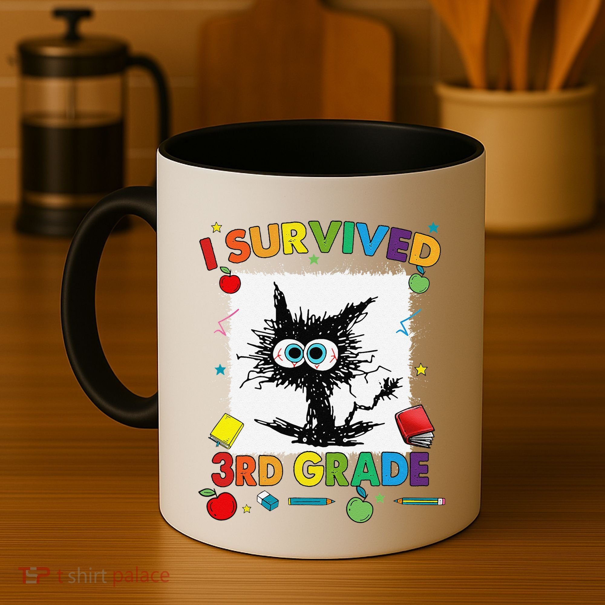 Funny Last Day Of Third 3rd Grade I Survived Third 3rd Grade Coffee Mug