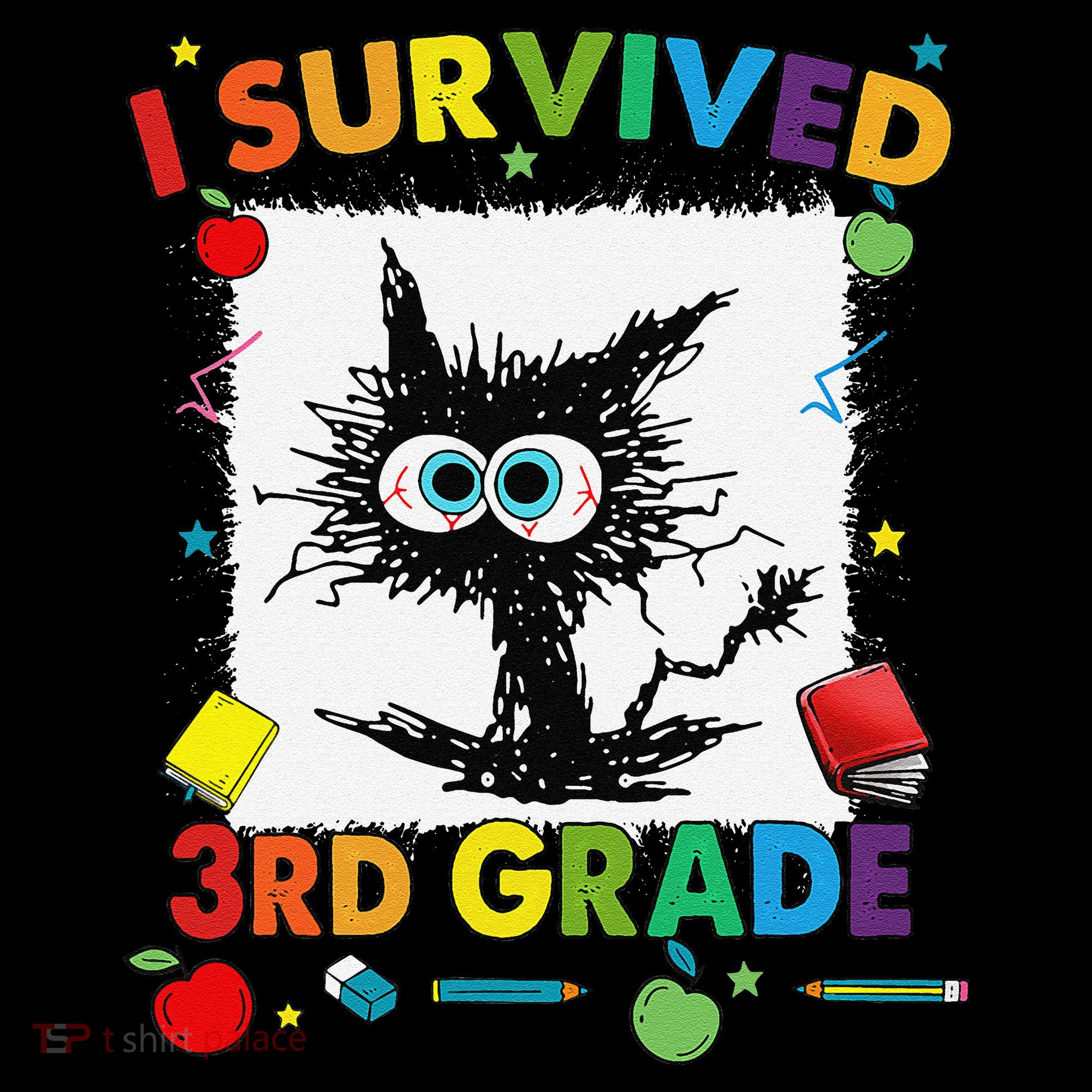Funny Last Day Of Third 3rd Grade I Survived Third 3rd Grade Ornament