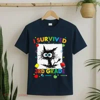 Funny Last Day Of Third 3rd Grade I Survived Third 3rd Grade T-Shirt thumb 2