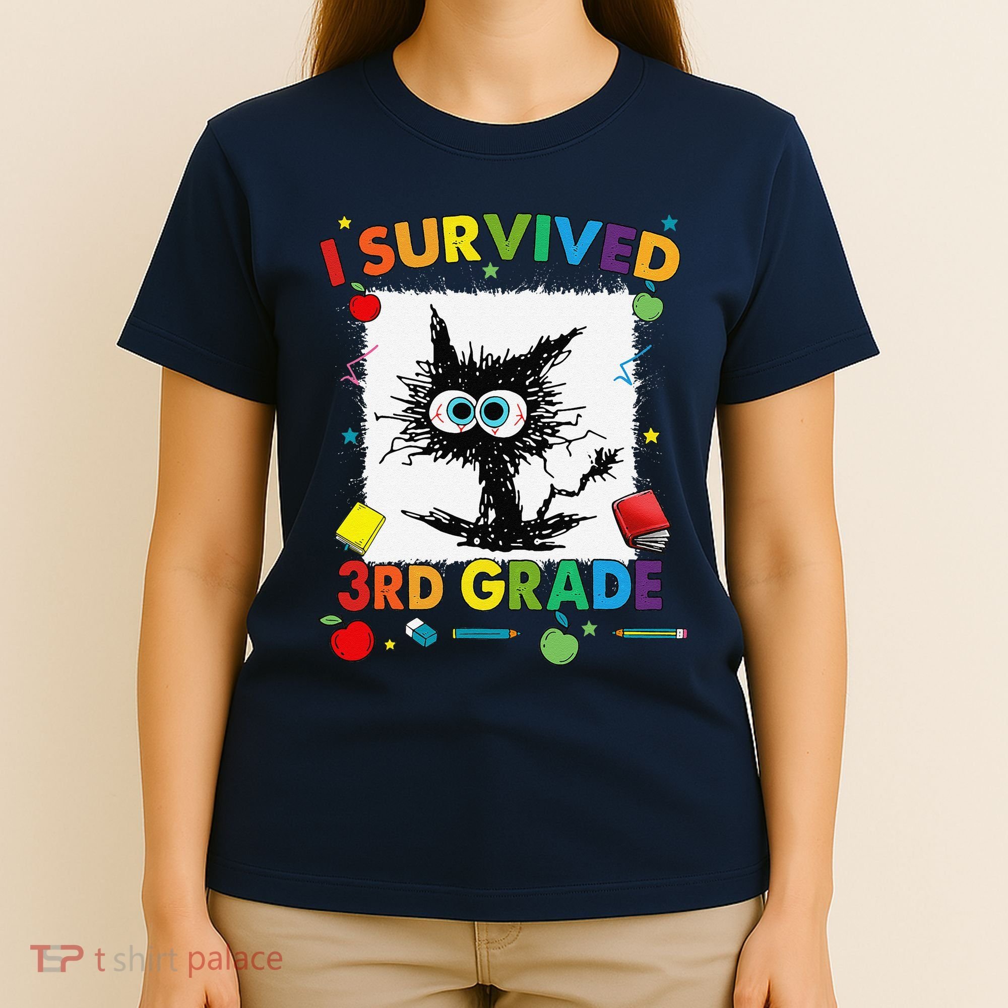 Funny Last Day Of Third 3rd Grade I Survived Third 3rd Grade T-Shirt