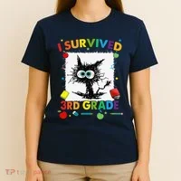 Funny Last Day Of Third 3rd Grade I Survived Third 3rd Grade T-Shirt thumb 4