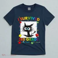 Funny Last Day Of Third 3rd Grade I Survived Third 3rd Grade T-Shirt thumb 5
