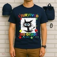 Funny Last Day Of Third 3rd Grade I Survived Third 3rd Grade T-Shirt thumb 6