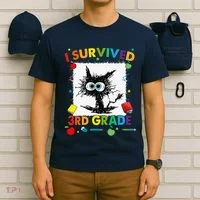 Funny Last Day Of Third 3rd Grade I Survived Third 3rd Grade T-Shirt thumb 6