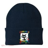 Funny Last Day Of Third 3rd Grade I Survived Third 3rd Grade Beanie thumb 0