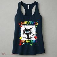Funny Last Day Of Third 3rd Grade I Survived Third 3rd Grade Women's Tank Top thumb 3