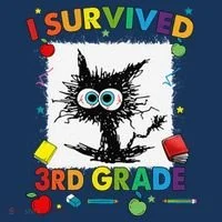 Funny Last Day Of Third 3rd Grade I Survived Third 3rd Grade Toddler Hoodie thumb 2