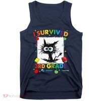 Funny Last Day Of Third 3rd Grade I Survived Third 3rd Grade Tank Top thumb 0