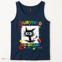 Funny Last Day Of Third 3rd Grade I Survived Third 3rd Grade Tank Top thumb 2