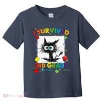 Funny Last Day Of Third 3rd Grade I Survived Third 3rd Grade Toddler T-Shirt thumb 0