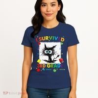 Funny Last Day Of Third 3rd Grade I Survived Third 3rd Grade Women's T-Shirt thumb 4