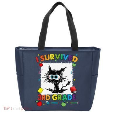 Funny Last Day Of Third 3rd Grade I Survived Third 3rd Grade Tote Bag