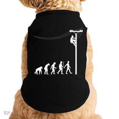 Funny Lineman Designs For Men Women Electrician Engineers Doggie Tank
