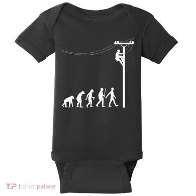 Funny Lineman Designs For Men Women Electrician Engineers Baby Bodysuit