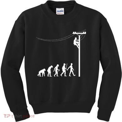 Funny Lineman Designs For Men Women Electrician Engineers Kids Sweatshirt
