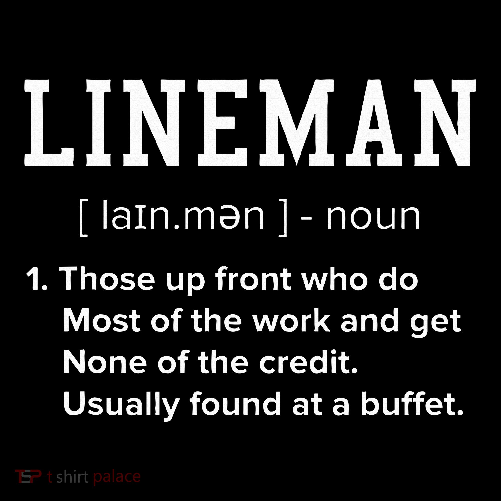 Football Lineman Definition Funny Offensive Lineman Hoodie