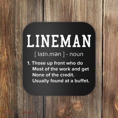 Football Lineman Definition Funny Offensive Lineman Coaster