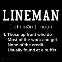 Football Lineman Definition Funny Offensive Lineman Women's Hoodie thumb 2