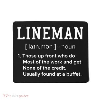 Football Lineman Definition Funny Offensive Lineman Mousepad