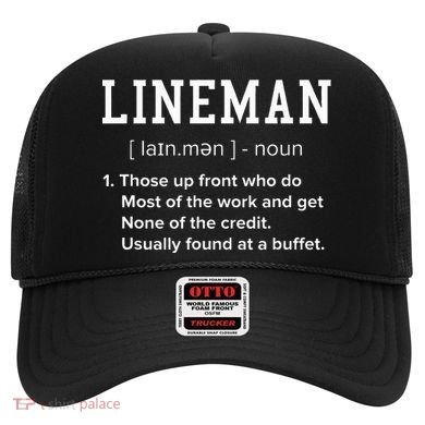 Football Lineman Definition Funny Offensive Lineman Hat