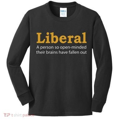 Funny Liberal Democratic Party Conservative Kids Long Sleeve Shirt