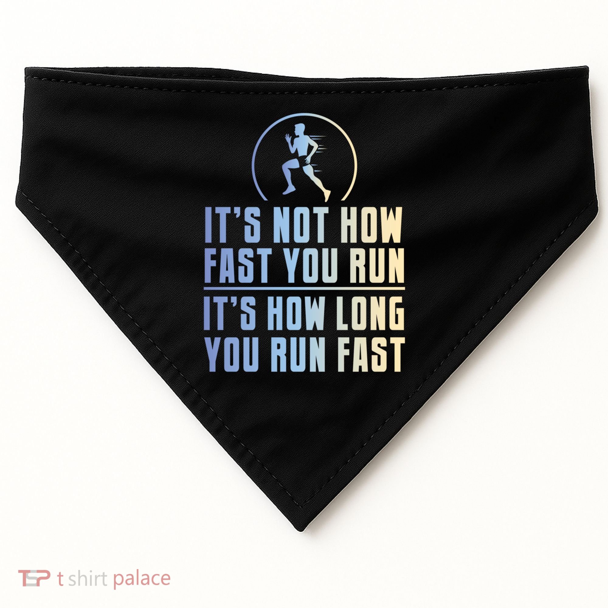 Funny Long Distance Runner Xc Coach Cross Country Gift Meaningful Gift USA-Made Doggie Bandana